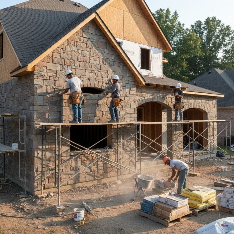 Stone Cladding Installation