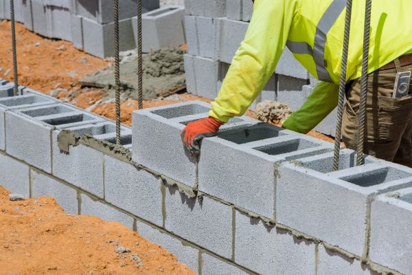 Concrete Blocks Installation in Columbia