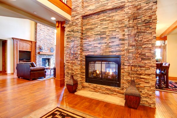 Stone Hearth Installation in Columbia