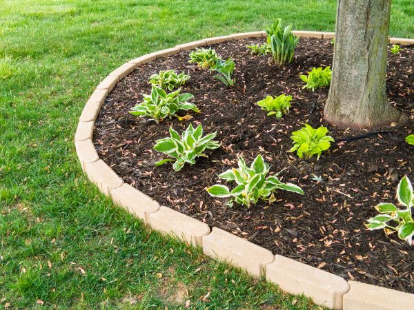 Stone Border Installation in Columbia